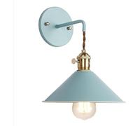 Lampada da Parete della Fattoria Vintage con luci da Parete Interno E26 per Camera da Letto per Il Soggiorno del corridoio con Illuminazione da Parete con Moderno e Decorazione della Luce Blu (Blu)