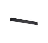 Applique Moderna Delta Metallo Nero Led 30W 3000K Luce Calda