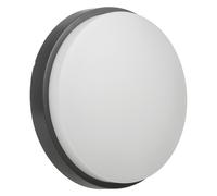 Maclean MCE342 GR Lampada da Parete e Soffitto 15W 1100lm IP54 (Grigio, Rotondo)
