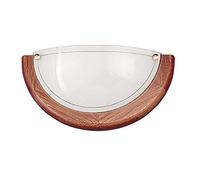 Rabalux Ufo lampada da parete 1x60 W legno-vetro opalino 5407