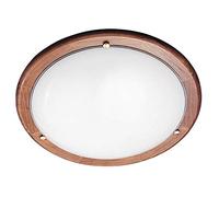 Lampada da parete e soffitto Ufo quercia / opale E27 2x 60W MAX