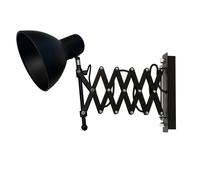 Lampada da Parete Estendibile Orientabile E27 Wandleuchte Nero Lampada Ufficio