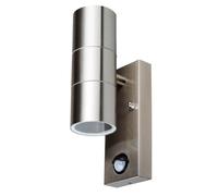 Lampada da parete esterna con sensore di movimento porta della casa UP DOWN faretti per facciata in un set che include lampadine a LED