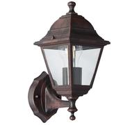Lampada da parete esterna in aumento brillante Nissie Rust E27 1x60W