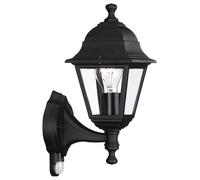 Lampada Da Parete Esterna LED Con PIR IP44 Nero 71422/01/30 MASSIVE