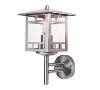Lampada da Parete Esternaa Lanterna Acciaio Inox H 34,4 CM Giardino Cortile