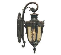 Lampada da Parete Esternaa Lanterna Antico Down-Leuchte H 52 CM Bronzo Metallo