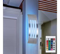 Lampada da Parete Esternaa Telecomando Regolatore RGB LED Giardino Haustürlampe [EEK: F]