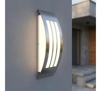 Lampada da Parete Esterni Haustürlampe Argento Apparecchio Facciata Giardino H [EEK: Non valutato]