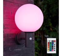 Lampada Da Parete Esterno Con Sensore Di Movimento E Telecomando RGB LED