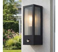 Globo Lighting Gundula lampada da parete per esterni 1x60 W nero-trasparente 31980S