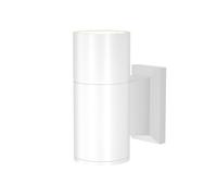 Lampada da Parete Esterno GU10 IP54 Piccolo 14,4 CM Alto Bianco Moderno Luce per