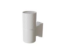 Lampada da Parete Esterno GU10 IP54 Uplight H:14,4 CM Bianco Piccolo Balcone