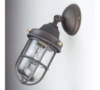 Lampada Da Parete Esterno In Ottone Bronzo Marittimo Premium Fatto A Mano IP44