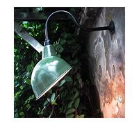 Lampada da Parete Esterno,Industriale Applique da Parete con verde Paralume in Smalto Vintage Illuminazione Di Esterni Impermeabile IP45 Lanterna da giardino per Portico Balcone Giardino Veranda Via,B