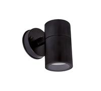 Lampada Da Parete Esterno IP54 Nera H: 12 Cm Piccola GU10 Downlight Balcone Casa