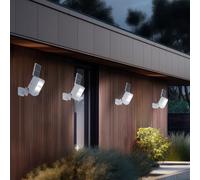 Lampada da Parete per Esterni Solare Frontale Movimento LED Giardino 4x