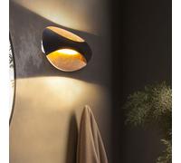 Lampada Da Parete Faretto Da Parete Nera Oro LED Su Giù Lampada Da Scala