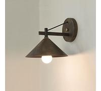 Lampada da Parete,Fattoria Wall Sconce Retro Outdoor Coach Light,Industrial Porch Light Fixtures Wall Mount,Pada da Parete Esterna Wall Arm Lightsr Porte Garage/Bronzo D'Oro