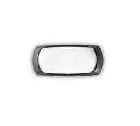 Applique Moderna Felix-2 Materie Plastiche Nero 1 Luce E27