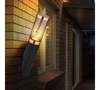 Lampada da Parete Fiaccola per Esterni Acciaio Inox Rame Intemperie Rauchoptik [EEK: Non valutato]