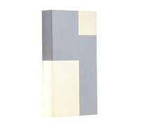 Lampada da Parete Geometrica a LED con Montaggio a Filo: Design Moderno e Semplice, Paralume in Acrilico da 12 W, dimmerabile a 3 Colori. Applique da Parete per Camera da Letto, Illuminazione da