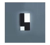 Lampada da Parete Geometrica a LED con Montaggio a Filo: Design Moderno e Semplice, Paralume in Acrilico da 12 W, dimmerabile a 3 Colori. Applique da Parete per Camera da Letto, Illuminazione da