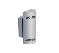 lampada da parete giardino GU10 grigio 2 luci tondo