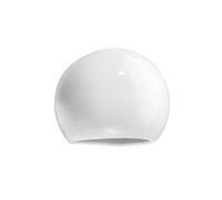 Lampada da parete GLOBE laccata, bianco lucido