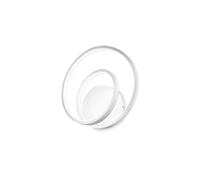 Ideal Lux OZ Lampada da parete a LED integrata Swirl dimmerabile bianca, 3000K