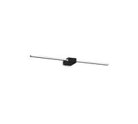 Applique Da Parete Contemporaneo Theo Alluminio Nero Led 13,5W 3000K Ip20