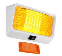 Lampada da parete impermeabile per camper, lampada da soffitto alta, lampada da esterno compatta antipolvere con forte illuminazione, luce durevole per montaggio su veicoli, rimorchi, barche, camion