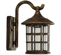 Lampada da parete in alluminio nero Applique da parete for esterni Portico esterno Casa Applique da parete for esterni Ponte esterno Garage Lanterna da parete for garage Ponti Portici Porte Giardini C