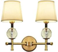 Lampada da Parete in Cristallo Artistico, Lampada da Parete in Oro con Paralume Artistico,Apparecchio di Illuminazione