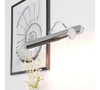 Lampada Da Parete In Cromo In Ottone 30Cm Cromo Fatta A Mano Italia 40W