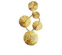 Lampada da parete in foglia d'oro con lustro in rame Lampada da parete retrò V-intage Comodino Soggiorno Decorazione artistica Illuminazione for la casa Applique da parete Lampadina G4,lampadari