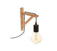 Lampada Da Parete In Legno Cavo Pendente H22cm