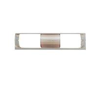 Lampada da parete in metallo vetro argento bagno L: 38 cm E14 fino a 40W 2 lampadine oblunghe Lampada da parete senza tempo per bagno PERIO