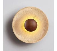 Lampada da parete in pietra grotta gialla retrò creativa - Illuminazione unica per camera da letto e soggiorno, comodino e corridoio di design, perfetta per la decorazione della casa e un'atmosfera