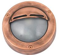 Lampada da Parete IN Rame Di Ottone Ø14cm Piccolo Esterni IP64 Nave