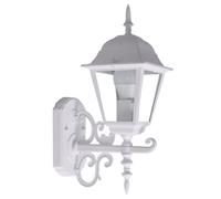Lampada da parete in stile antico con lanterna da esterno, lampada telecomandata bianca in un set che include lampadine a LED RGB