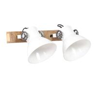 Lampada da Parete in Stile Industriale Bianca 45x25 cm E27