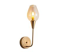 Lampada da Parete in Vetro Moderna Applique da Parete in Oro, Luce di cortesia, apparecchio di Illuminazione per Montaggio a Parete per Interni, Decorazioni per la casa, lampade da Parete, Camera da