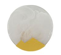 Lampada da parete in vetro opaco dalla forma circolare MOON Dimensioni 20x h 10 cm peso 1 kg vetro e metallo oro bianco