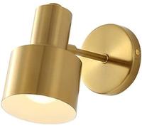 Lampada da parete industriale moderna con attacco E27, lampada da parete in rame dorato, specchio Compatible with il bagno,lampada un aspetto elegante