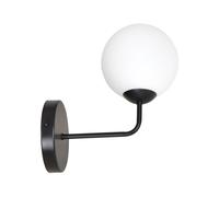 Lampada da parete per interni, in vetro e vetro, stile moderno, E14, per camera da letto, soggiorno