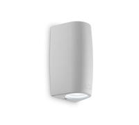 Applique Moderna Keope Materie Plastiche Grigio 2 Luci Gu10 [EEK: A++]