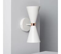 LEDKIA LIGHTING Lampada da Parete Kusini Bianco E27