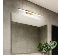 Lampada Da Parete Lampada A Specchio Color Oro LED Lampada Da Bagno L 60 Cm [EEK: Inaditato]