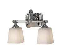 Lampada da Parete Lampada da Bagno Vetro LED Luce Specchio Pavimento Cromo IP44